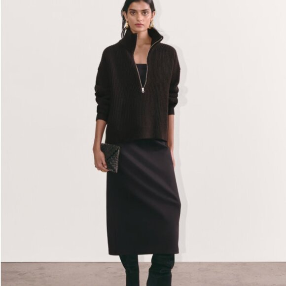 Everlane The Half-Zip Sweater in Luxe Merino - Picture 3 of 7